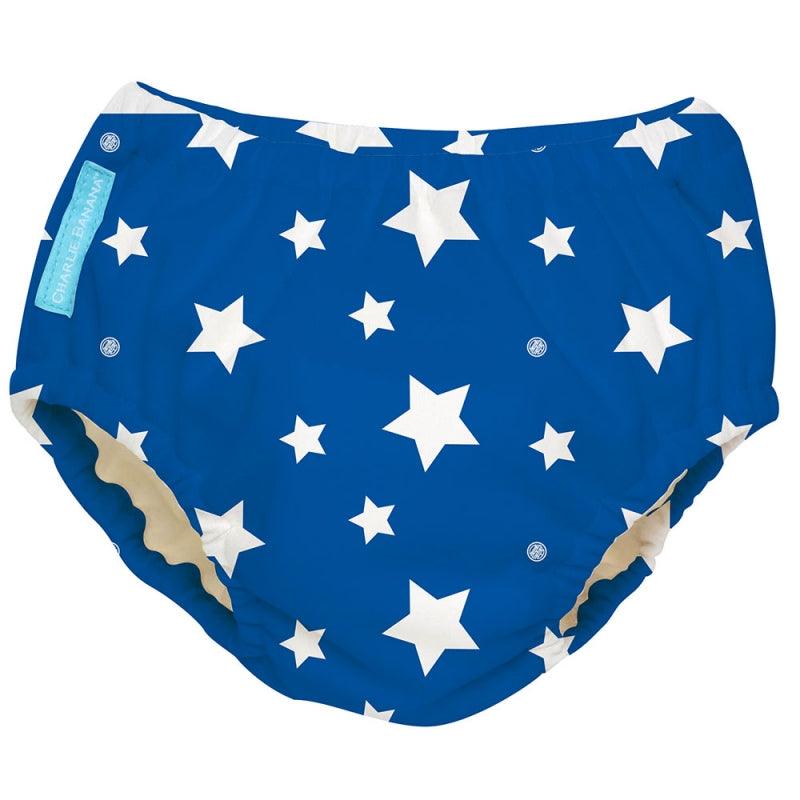 Charlie Banana Mutandina Trainer 2 in 1 "White Stars blue" - Nani&S di Enza Tramontana