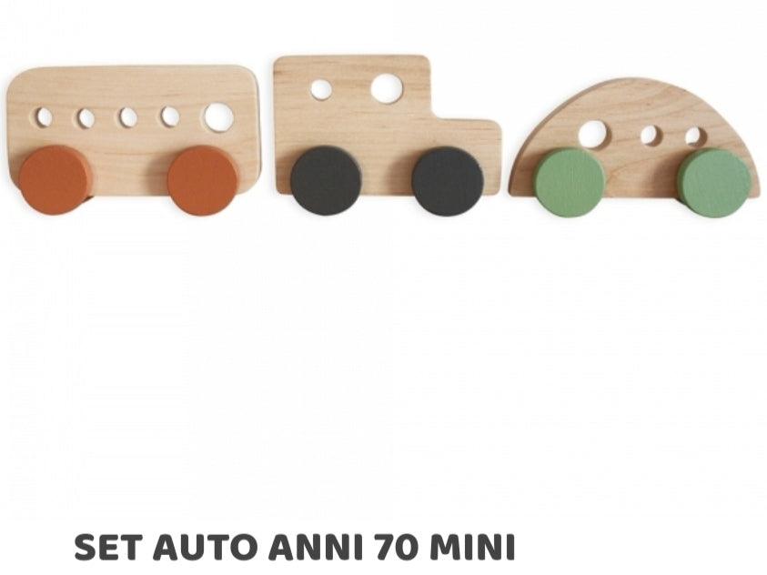 Set Retro Cars anni '70 mini - Nani&S di Enza Tramontana