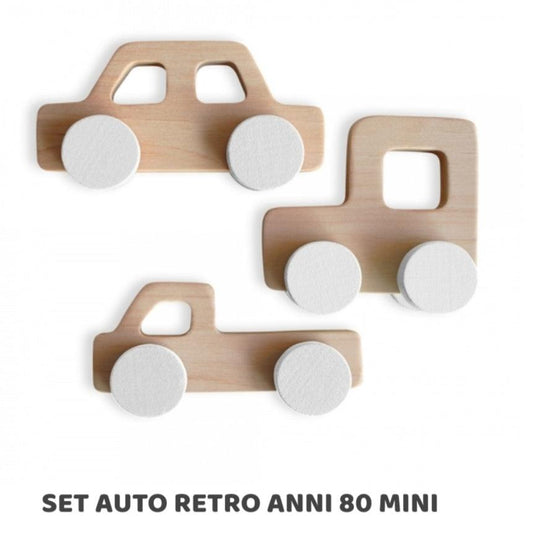 Set Retro Cars anni '80 mini - Nani&S di Enza Tramontana