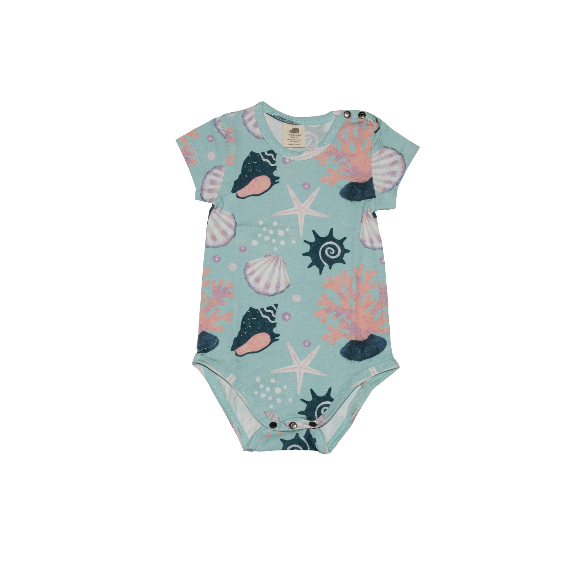 Walkiddy - Body a manica corta Shell&Pearls - Nani&S di Enza Tramontana