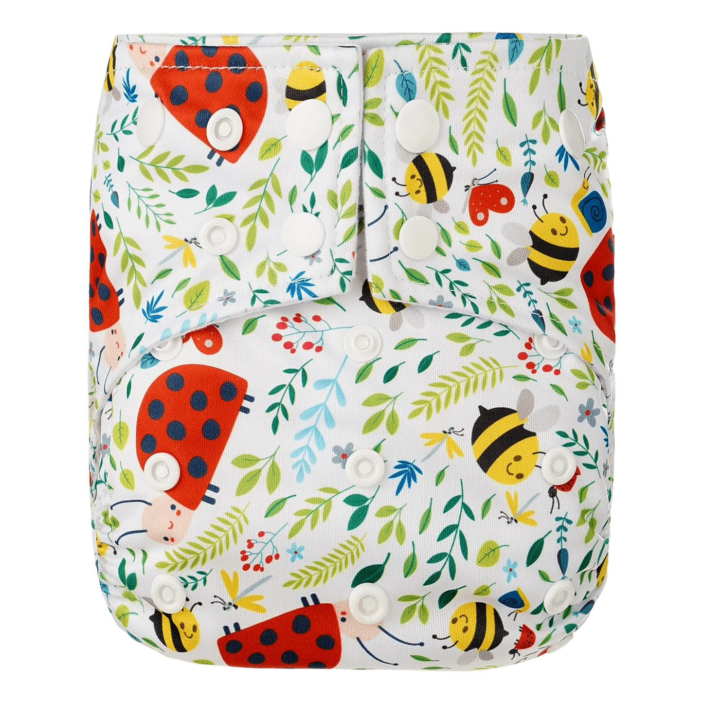 Happy bear - Pannolino lavabile Pocket  "Coccinelle"