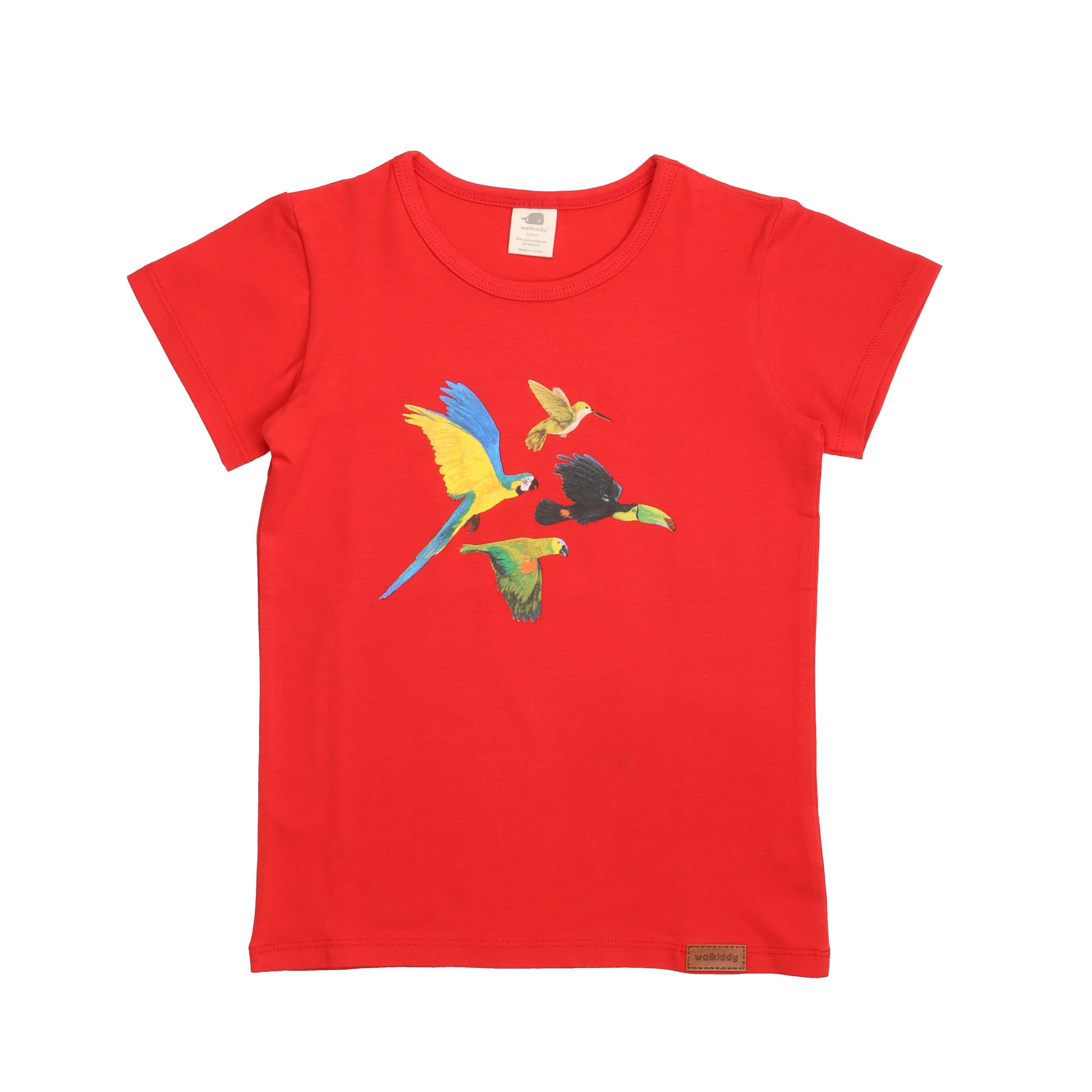 Walkiddy - T-shirt Pappagalli - Nani&S di Enza Tramontana