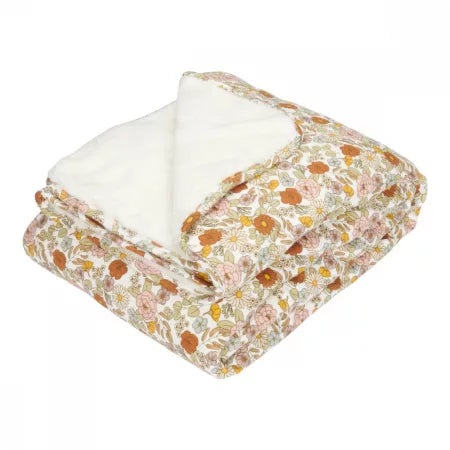 Coperta culla 70x100cm - Vintage Sunny Flower