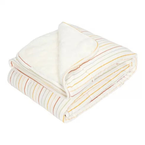 Little Dutch - Coperta culla 70x100 cm Vintage Sunny Stripes