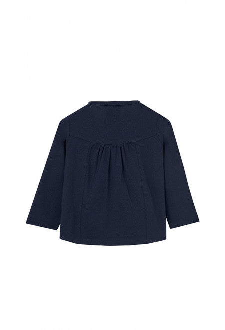 BOBOLI - Maglietta jersey blu per bimba