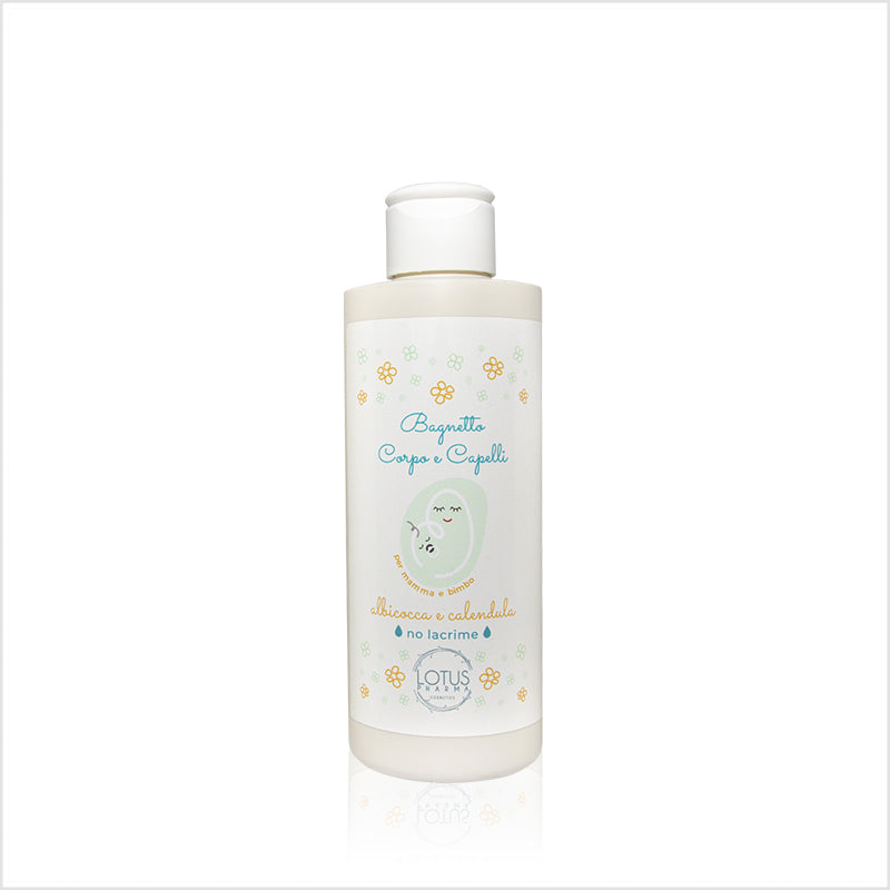 Lotus Pharma – Körper- und Haarbad, Aprikose und Ringelblume 200 ml