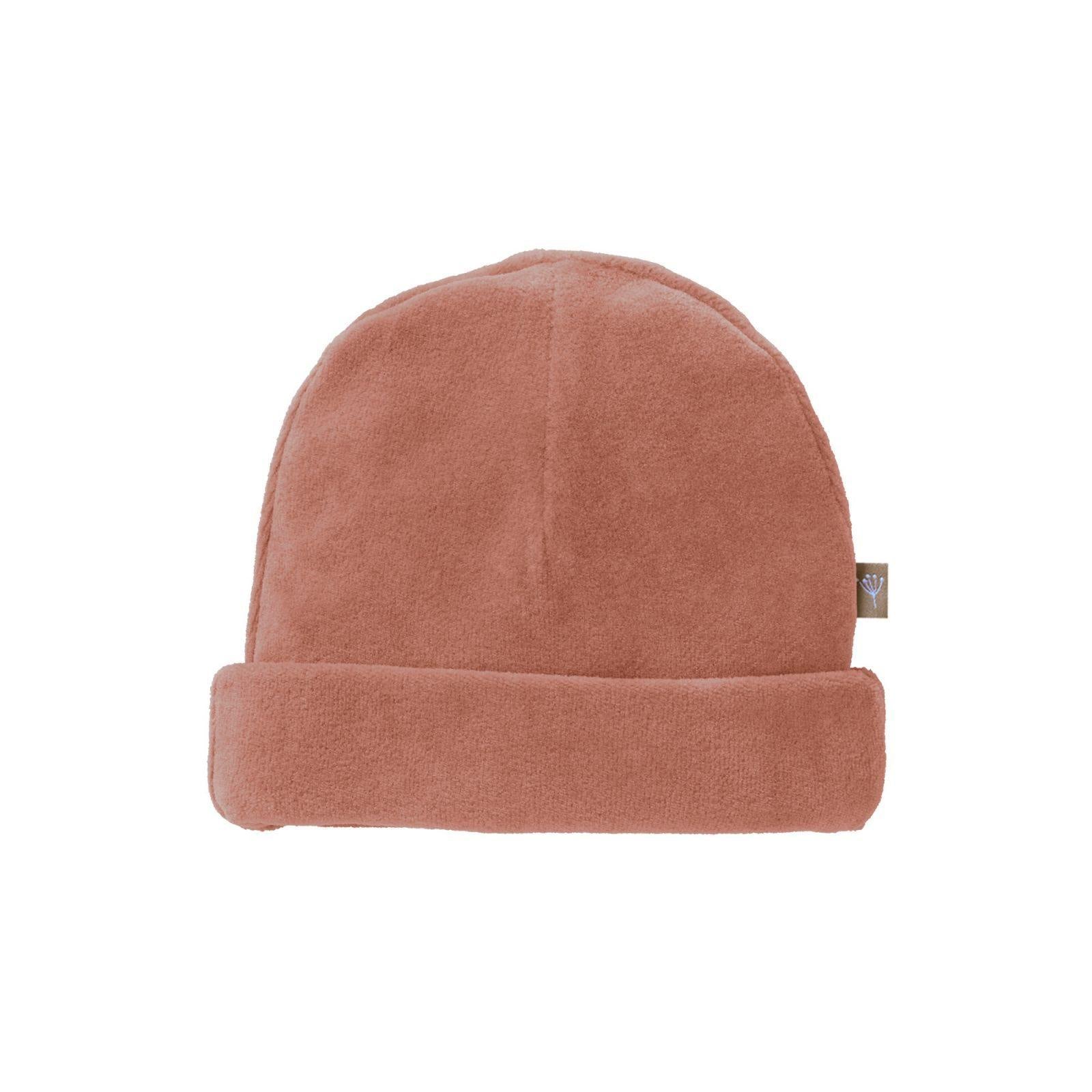 Fresk - Cappellino in velour GOTS Rosa - Nani&S di Enza Tramontana