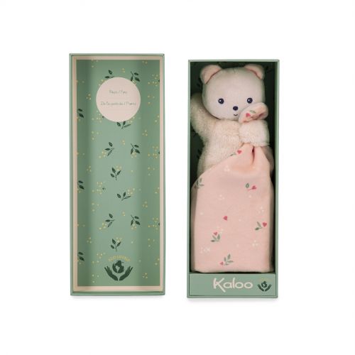 KALOO - Carre Douceur Orsetto doudou "foglie d'amore"