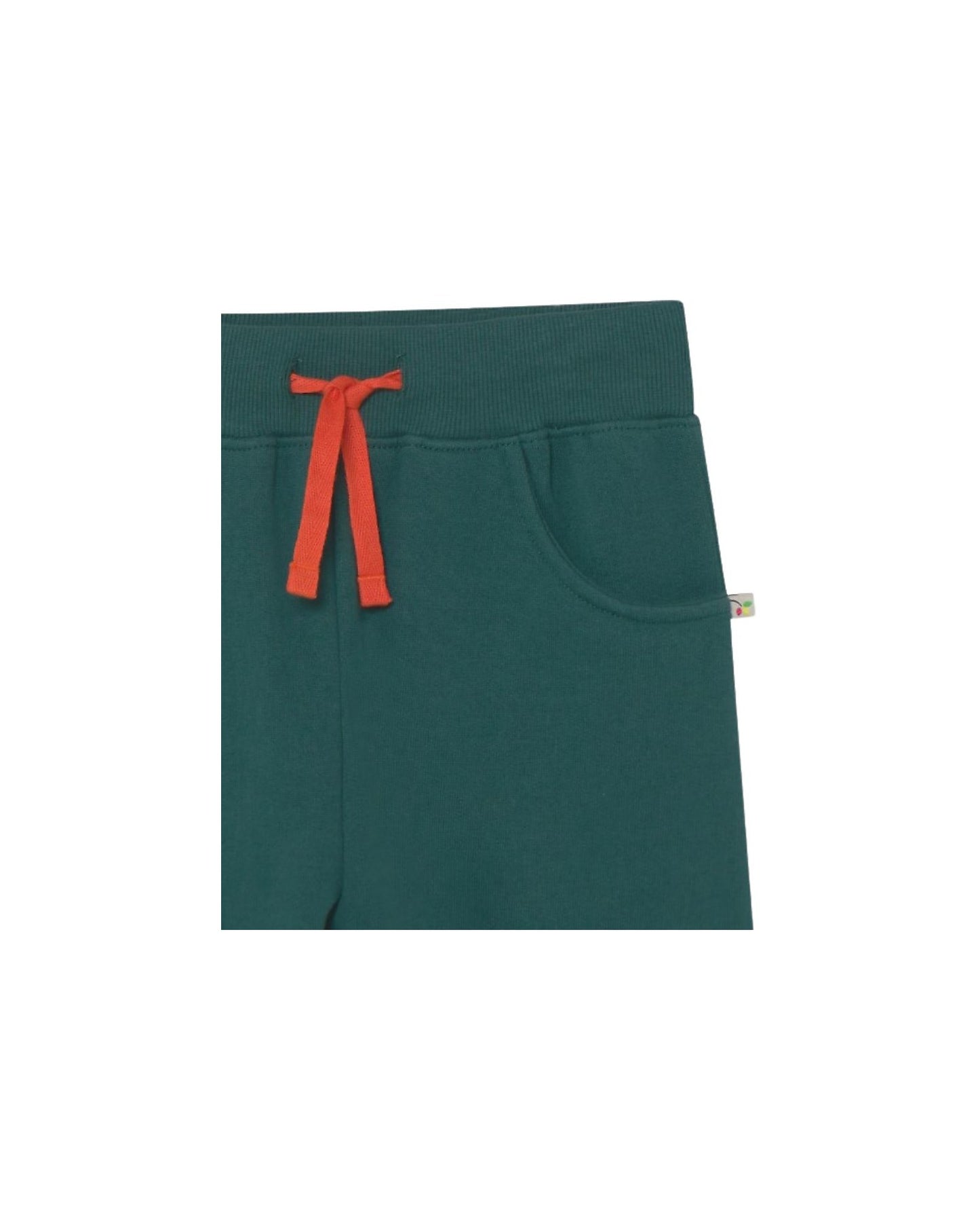 FRUGI - Petrolgrüne Trainingshose „Arcobaleno“.