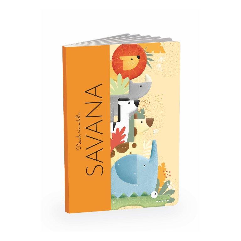 Savana - libro e base gioco in cartoncino - Nani&S di Enza Tramontana