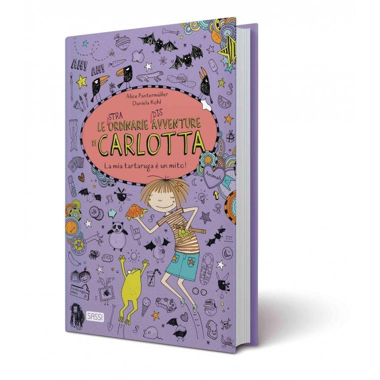 Le (stra)ordinarie (dis)avventure di Carlotta. La mia tartaruga è un mito! - libro illustrato - Nani&S di Enza Tramontana