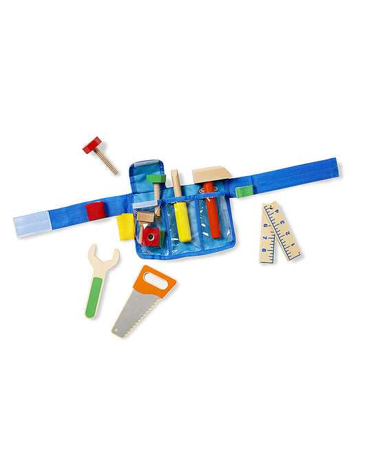 Deluxe-Werkzeuggürtel aus Holz – Klettverschluss – Melissa &amp; Doug