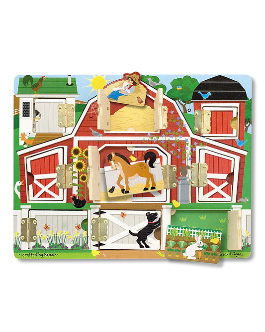Magnettafel – Verstecken mit Nutztieren – Melissa &amp; Doug