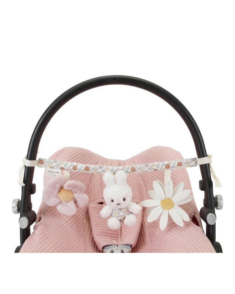 Little Dutch - Kettenspiel für Kinderwagen „Miffy und die Blumen“