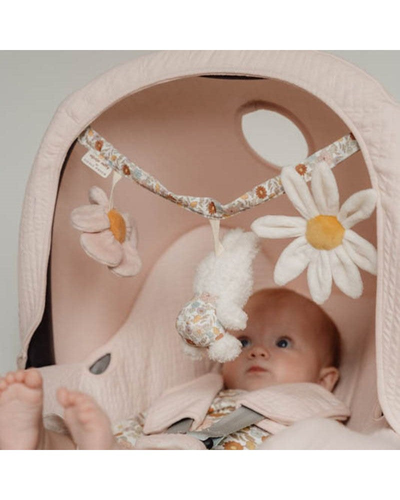 Little Dutch - Kettenspiel für Kinderwagen „Miffy und die Blumen“