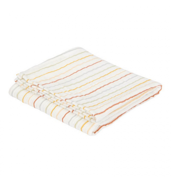 Little Dutch - Mussole 120x120 Vintage sunny stripes